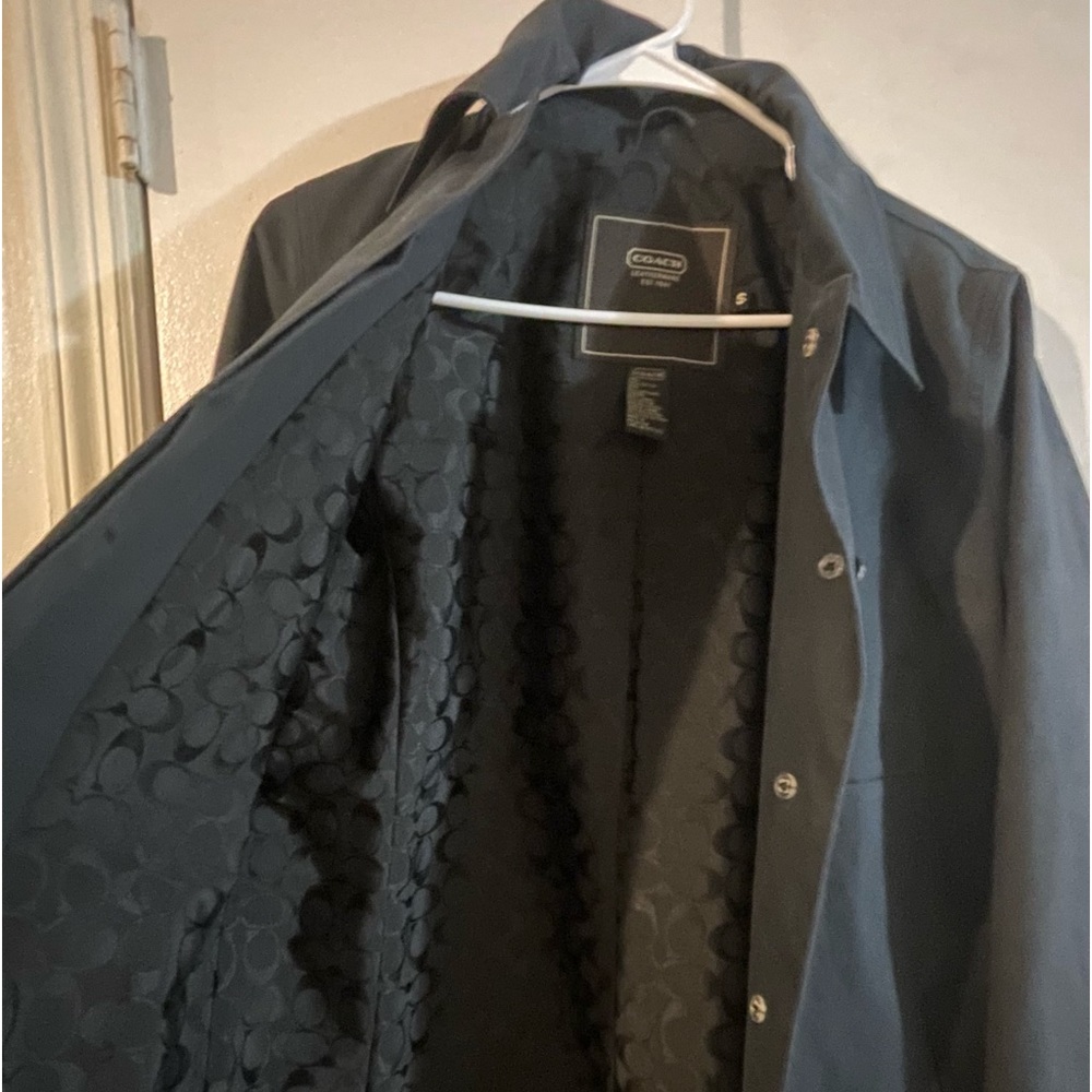 Coach Black Women's Coat with Signature Lining